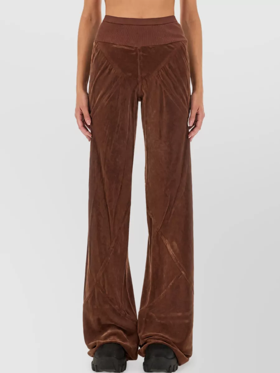 Rick Owens Silk Wide-Leg Trousers