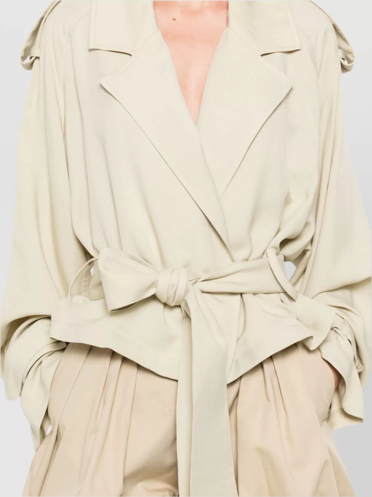 The Frankie Shop Short Trench Coat Simona