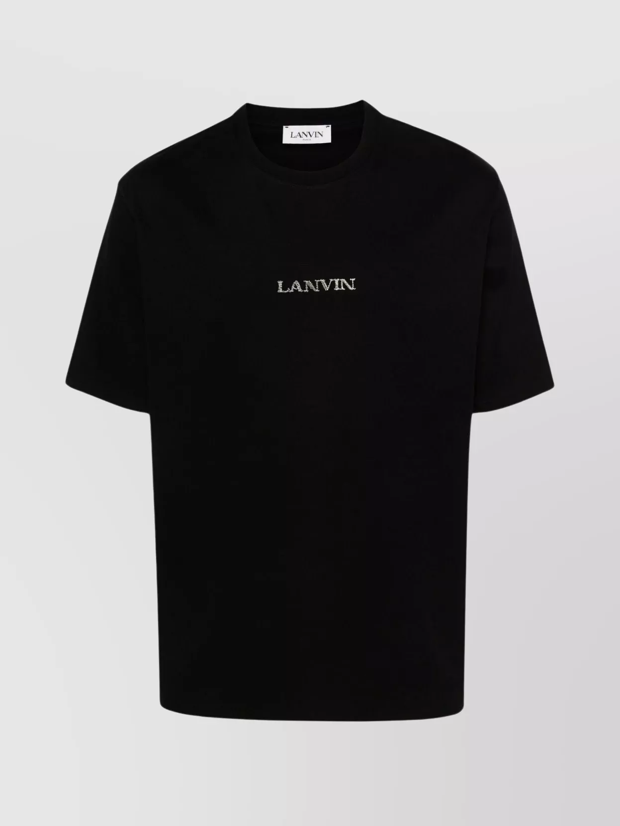 Shop Lanvin Crew Neck Logo T-shirt