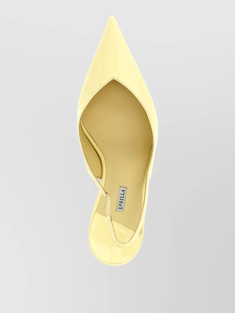 Le Silla Vivienne Slingback Pumps Patent Pointed Toe