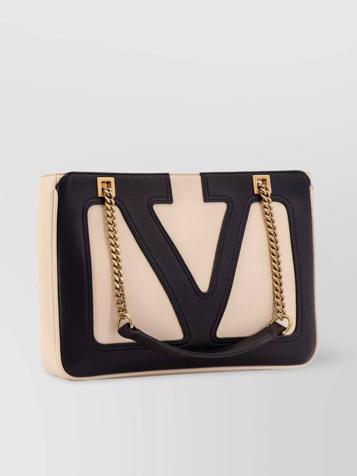 Valentino Garavani Superstar Leather Shoulder Bag With Chain Strap