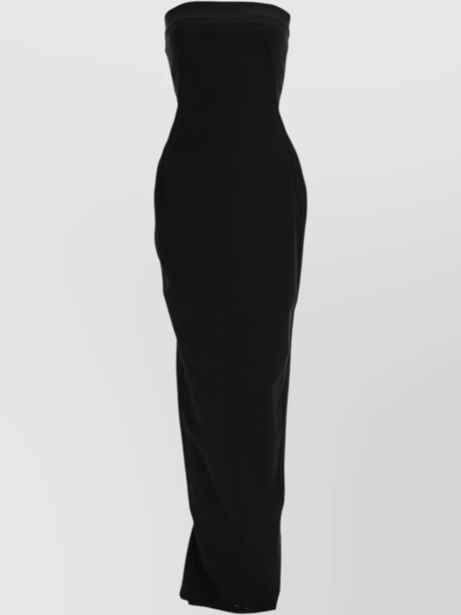 Rick Owens strapless maxi fitted gown