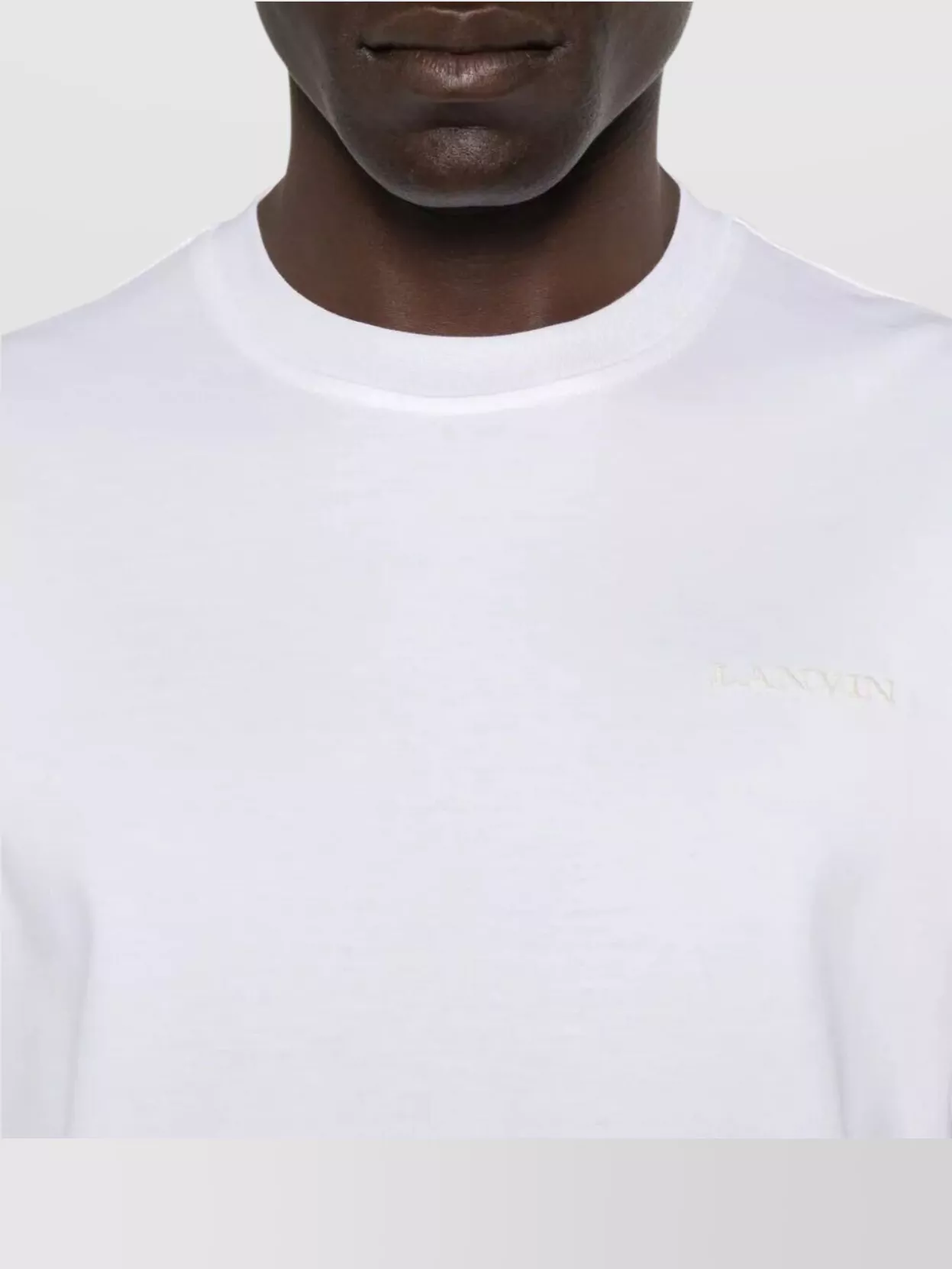 Lanvin Loop Logo Crew Neck T-Shirt