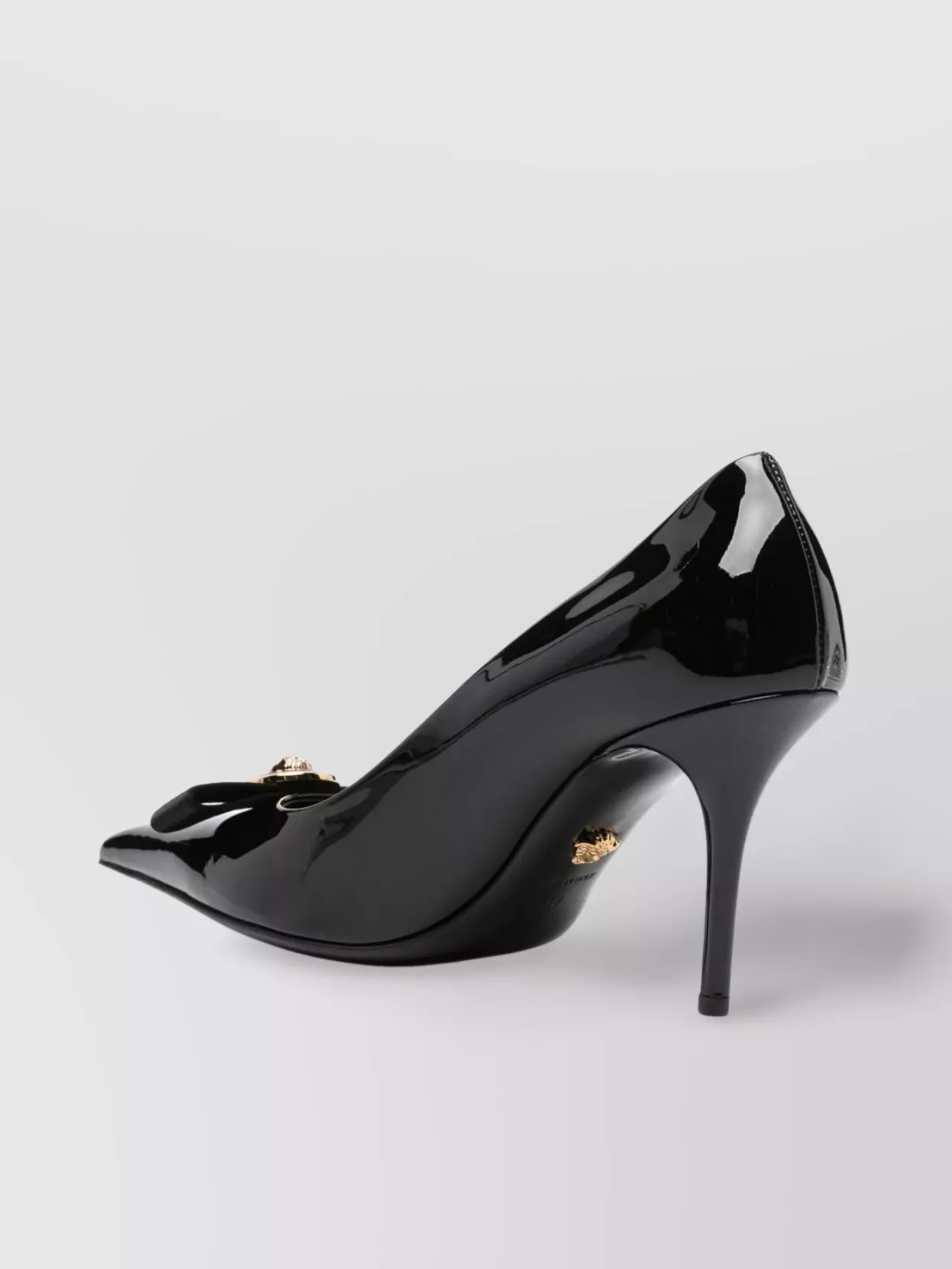 Versace Leather High Heel Pump