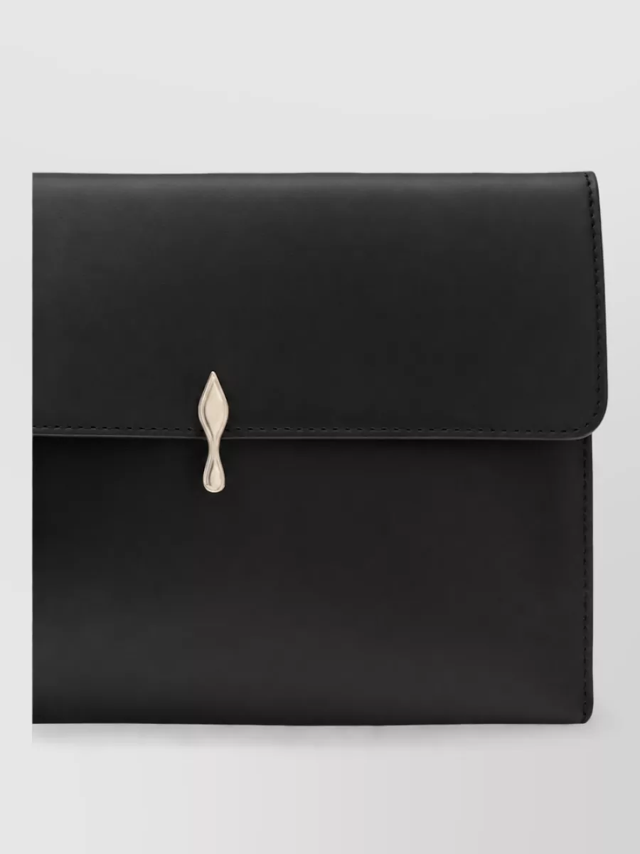 Christian Louboutin bettina leather clutch bag