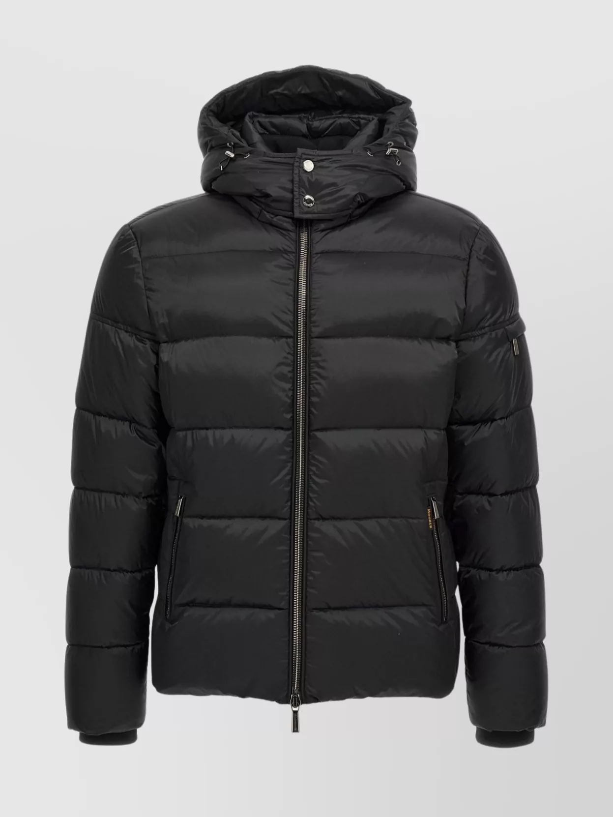 Moorer 'Brett' Bomber Jacket With Hood And Quilted Pattern