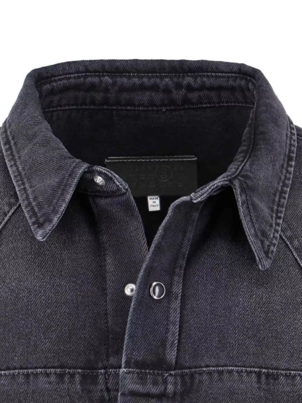 Mm6 Maison Margiela Shirt Point Collar Long Sleeves Buttoned Cuffs Chest Pockets