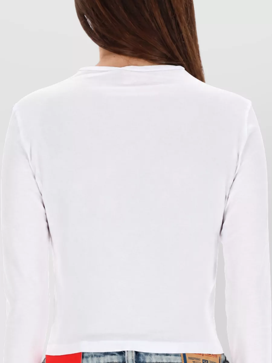 Diesel Cotton Long-Sleeve T-Shirt