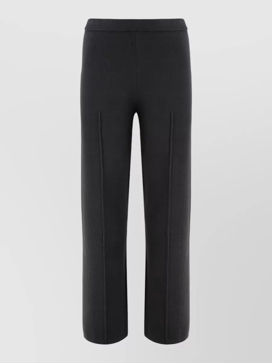 Calvin Klein knitted straight leg trousers