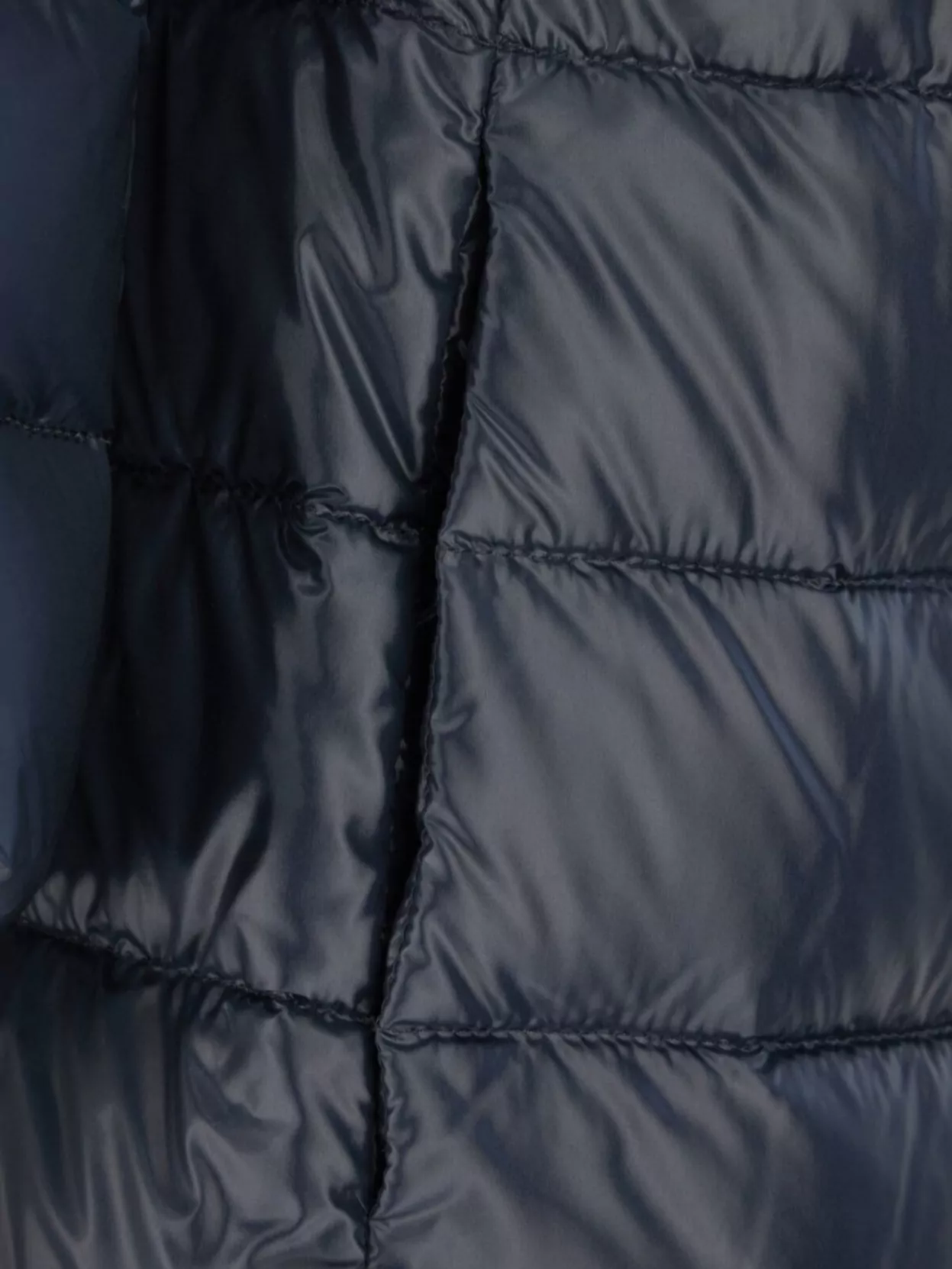 Herno Puffer Coat With 3/4 Sleeves And High Collar