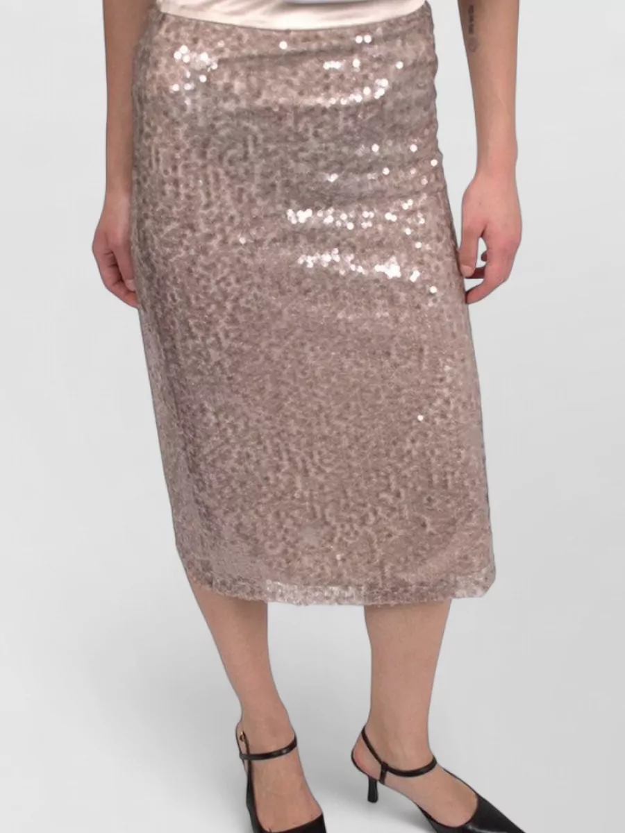 Peserico Silk Pencil Skirt