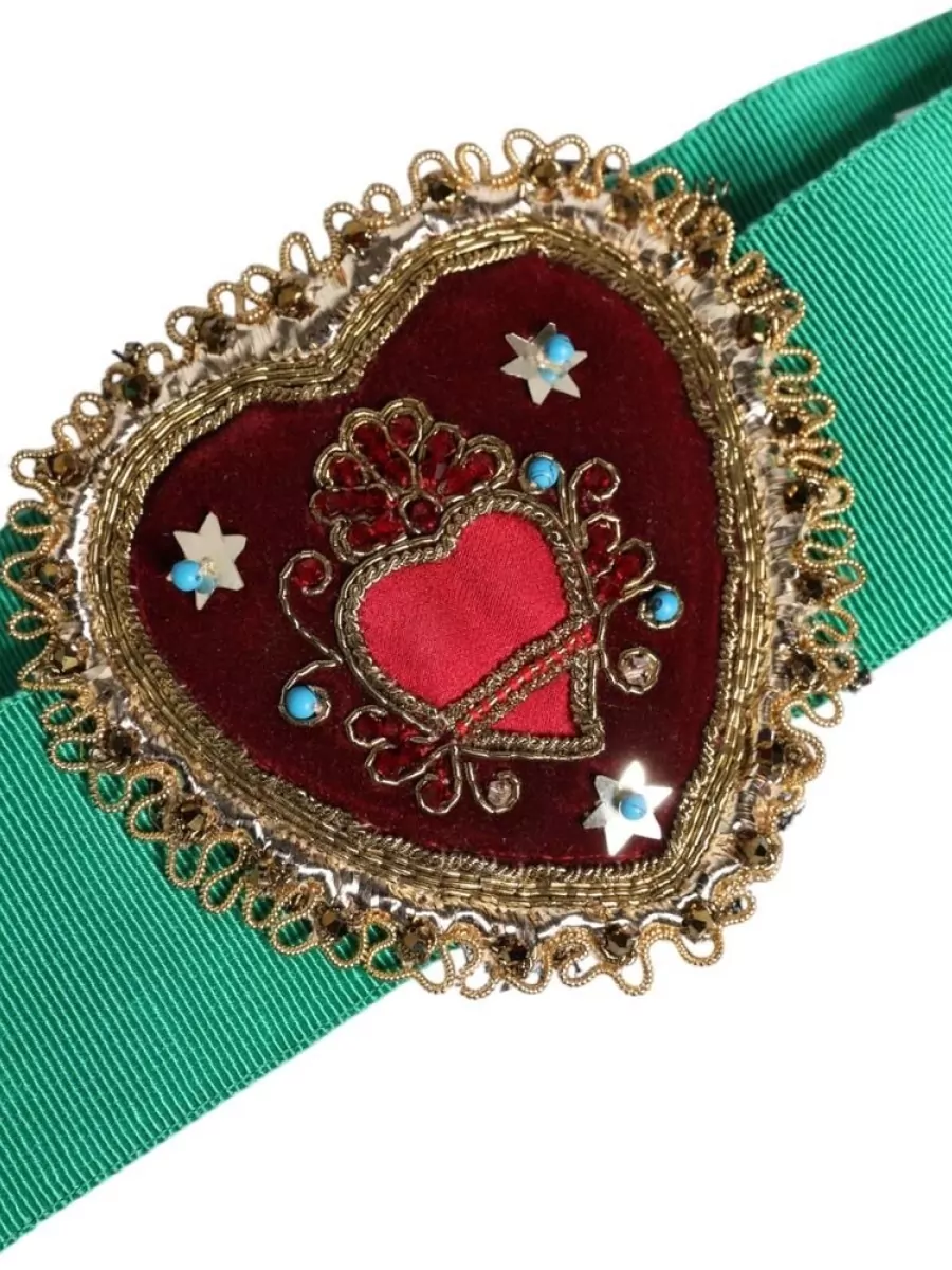 Dolce&Gabbana Heart Embellished Belt