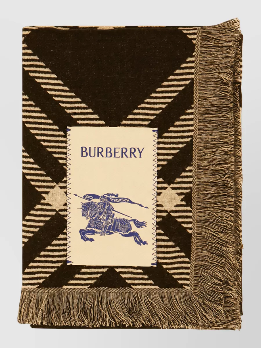 Burberry wool silk scarf