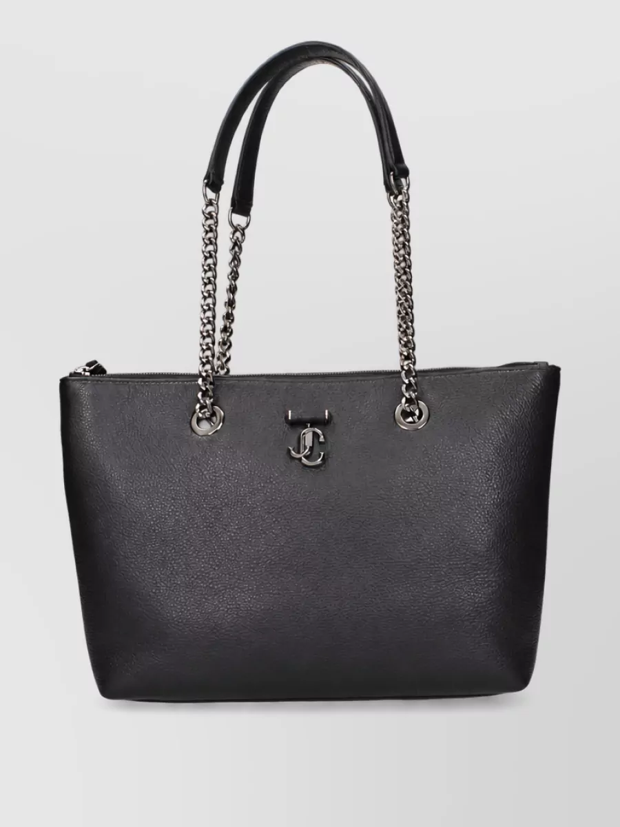 Jimmy Choo leather tote bag