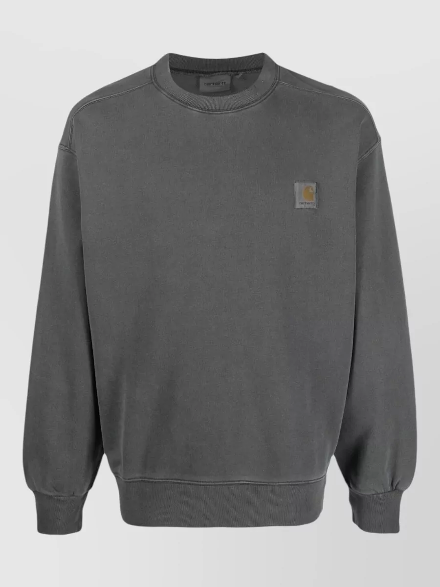 Carhartt Wip cotton logo-patch crewneck sweatshirt