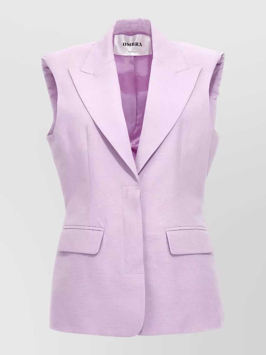 Ombra Milano single-breasted blazer jacket