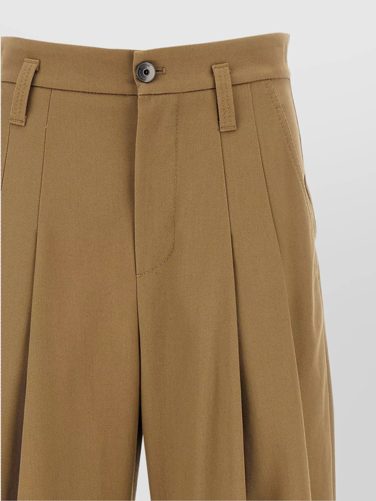 Brunello Cucinelli Trousers With Front Pleats And Wide Leg