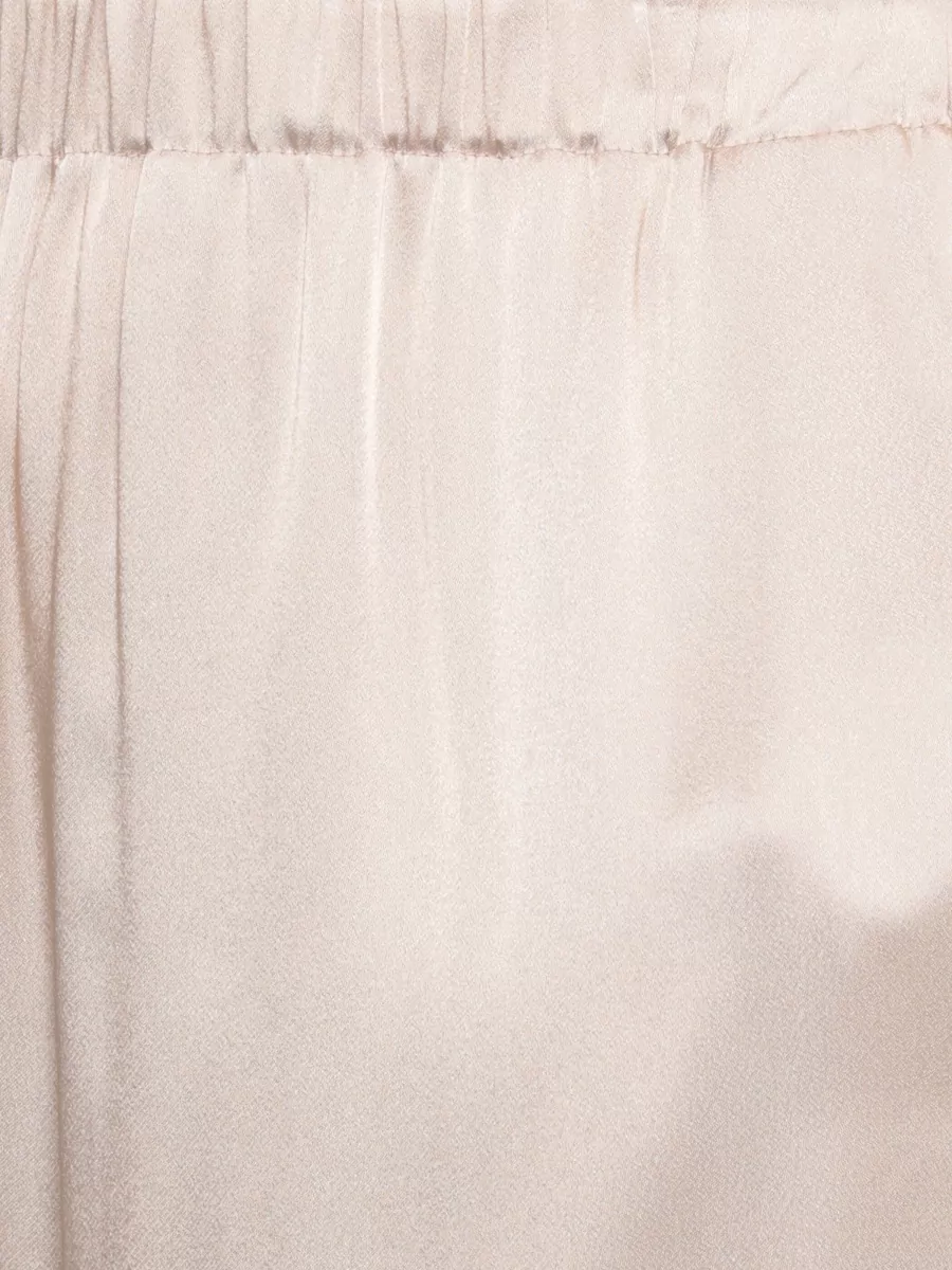 Fabiana Filippi Loose Ankle Trousers Drawstring Hem Pockets