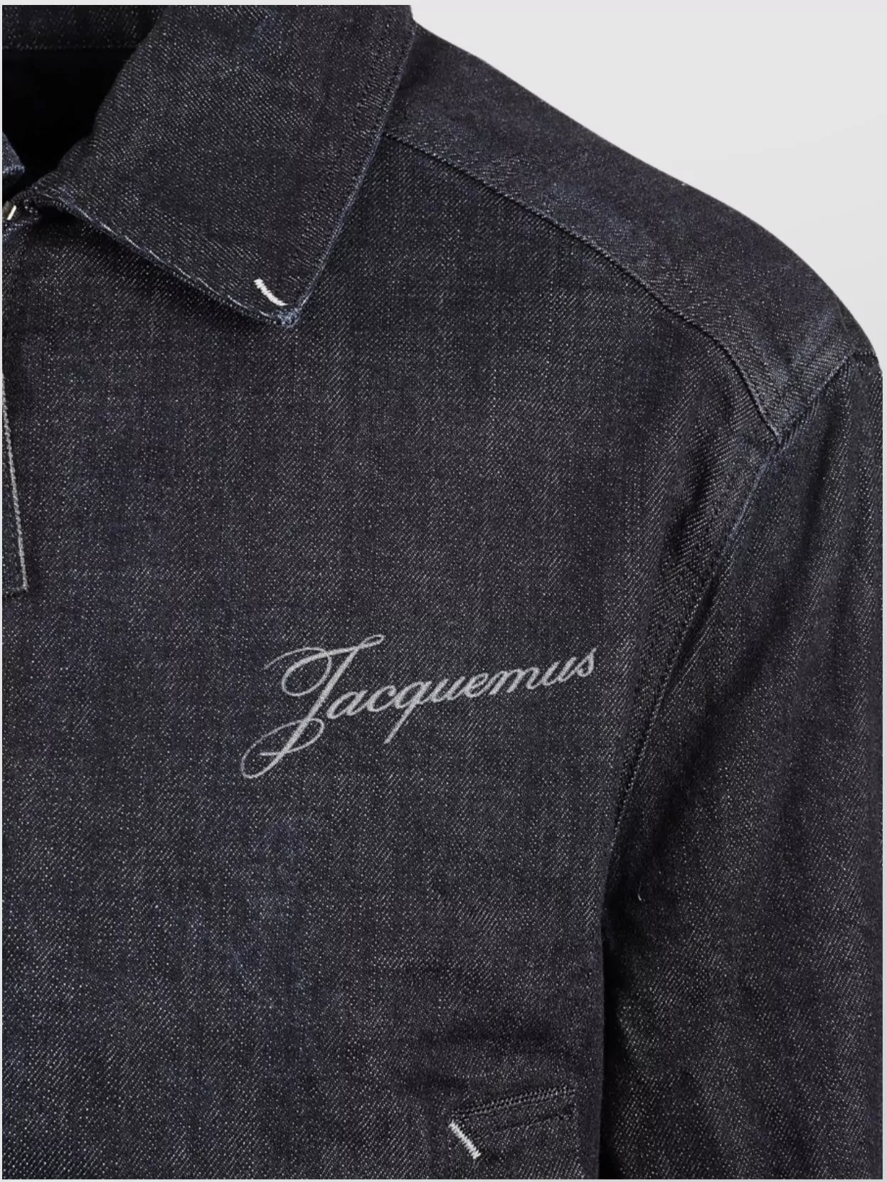 Jacquemus Canvas Jacket Cuffed Sleeves