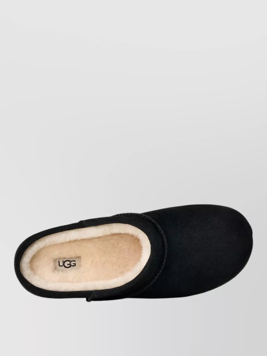 Ugg Shearling Lined Suede Clogs