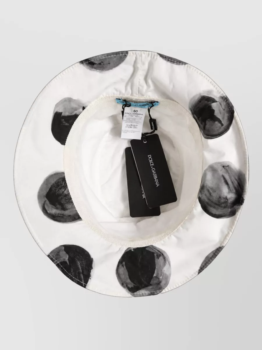 Dolce&Gabbana Cotton Polka-Dot Bucket Hat