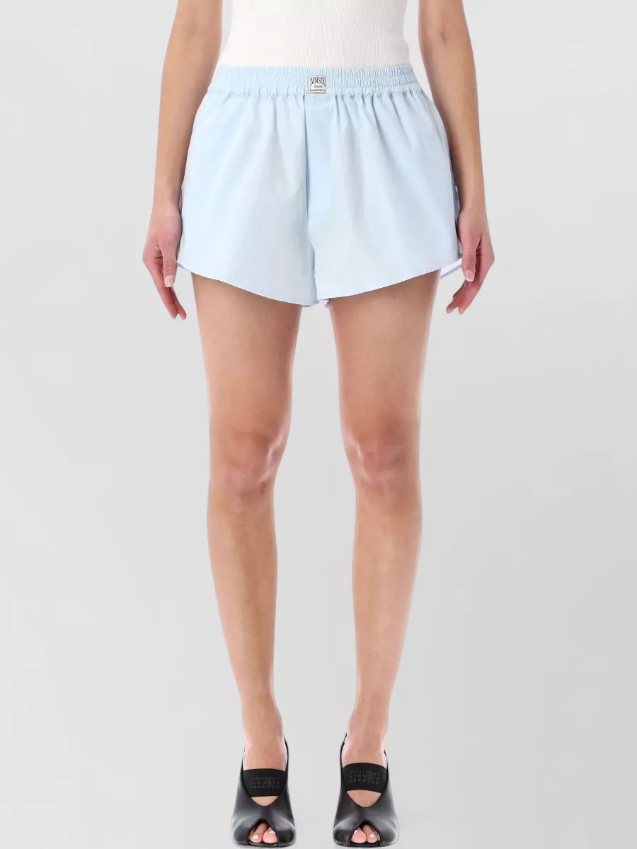 Mm6 Maison Margiela cotton poplin relaxed-fit shorts