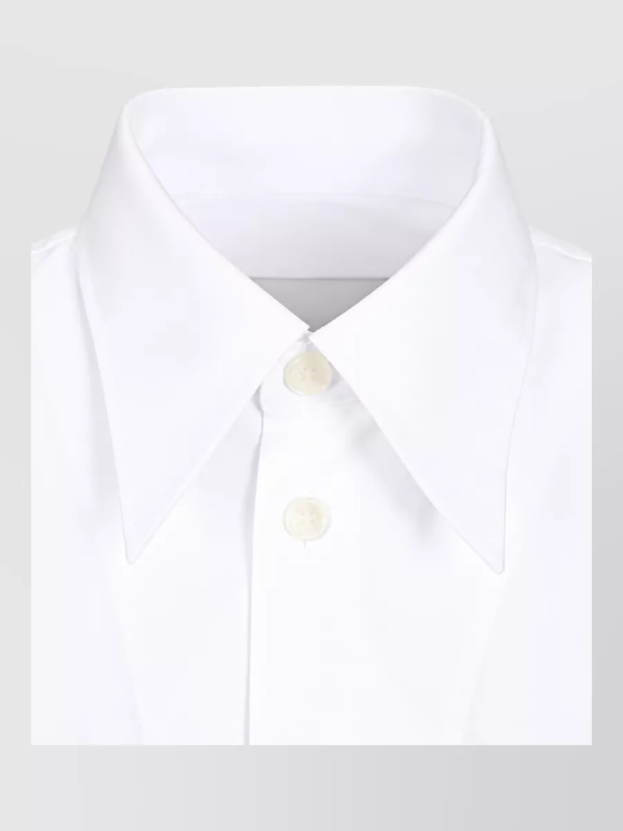 Ami Paris Cotton Wide Short-Sleeve Shirt