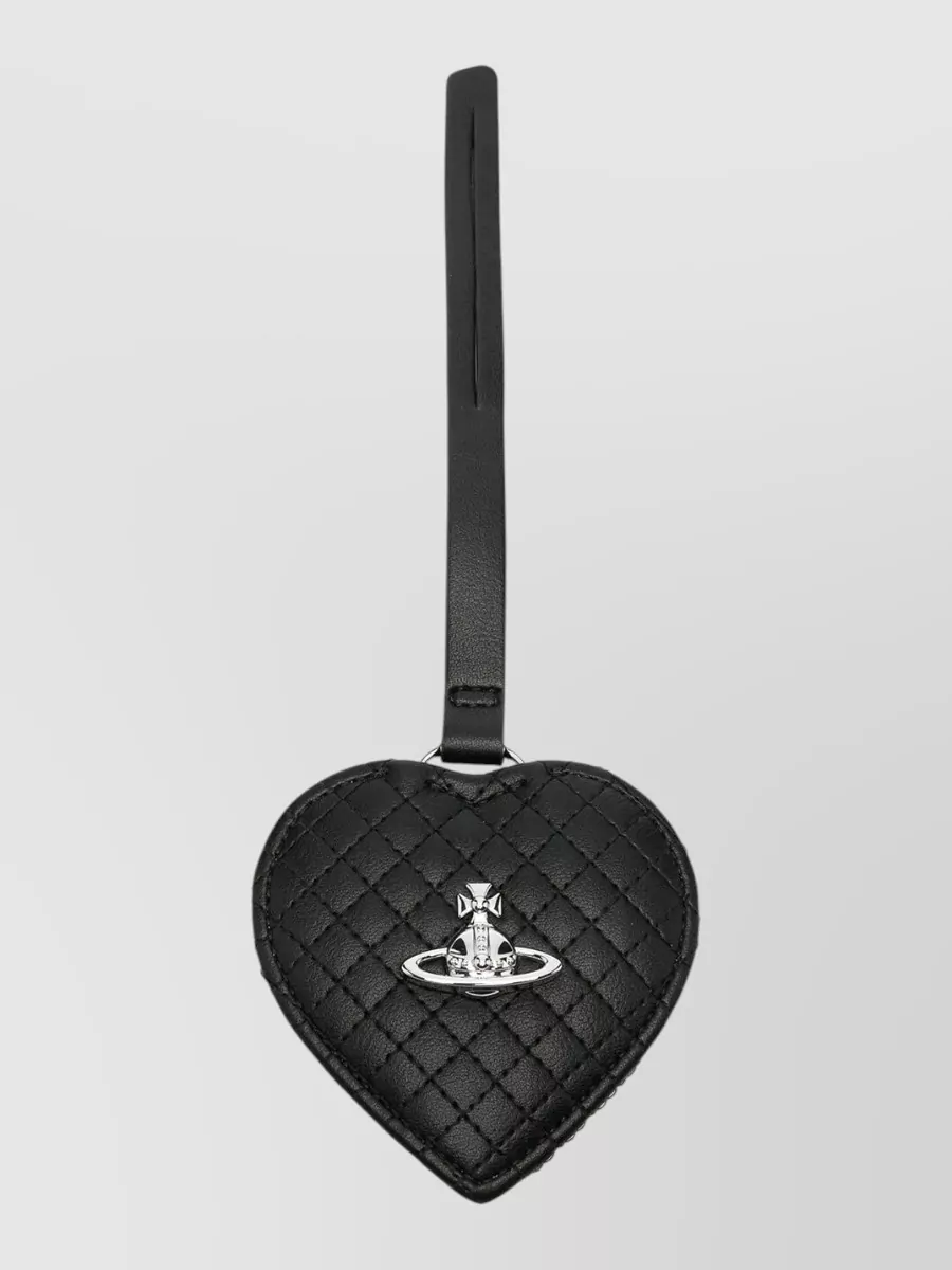 Vivienne Westwood Quilted Heart Mirror Charm