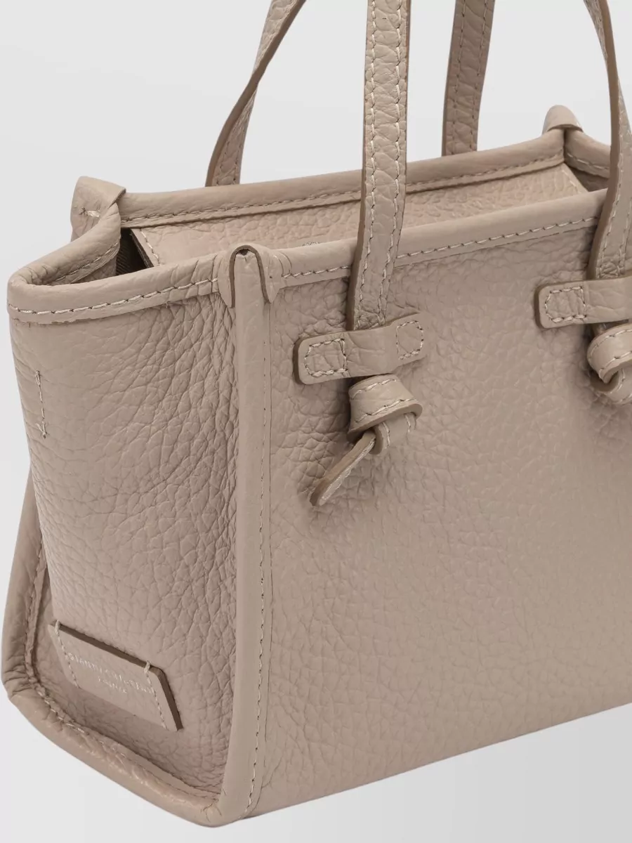 Gianni Chiarini Crossbody Bag Textured Finish Top Handles