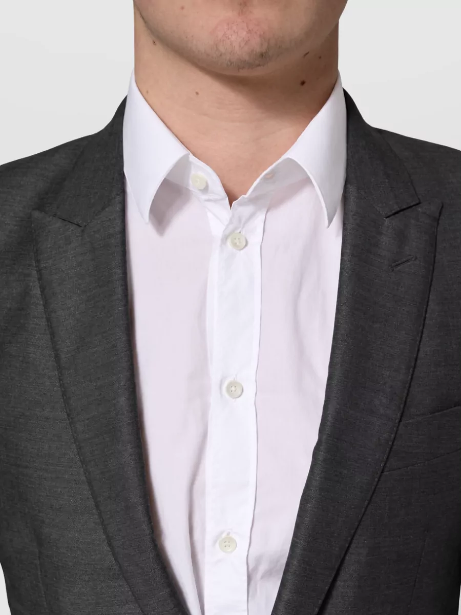 Dolce&Gabbana Wool Silk Slim Fit Single Breasted Suit