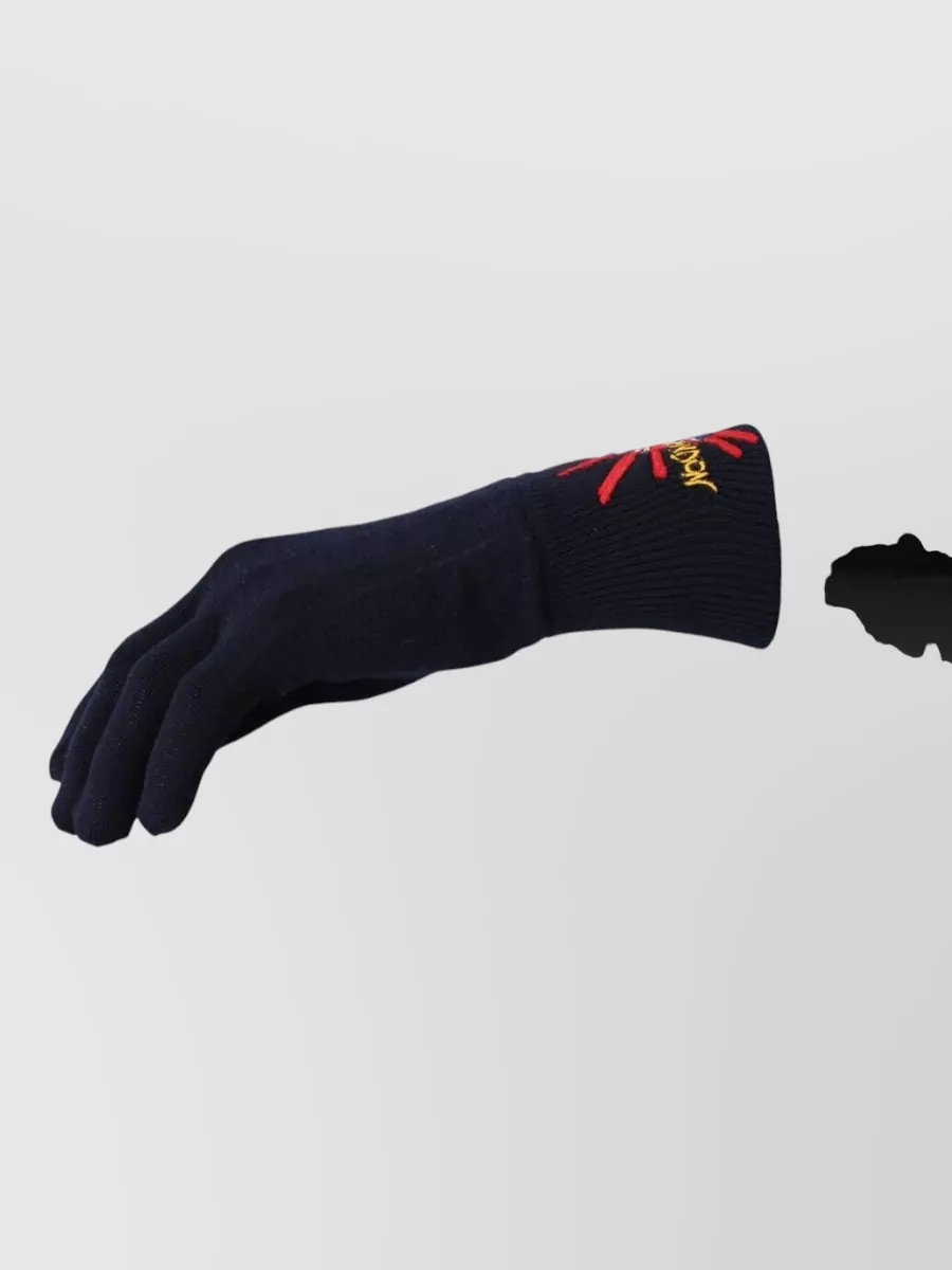 Dolce&Gabbana Embroidered Wool Gloves
