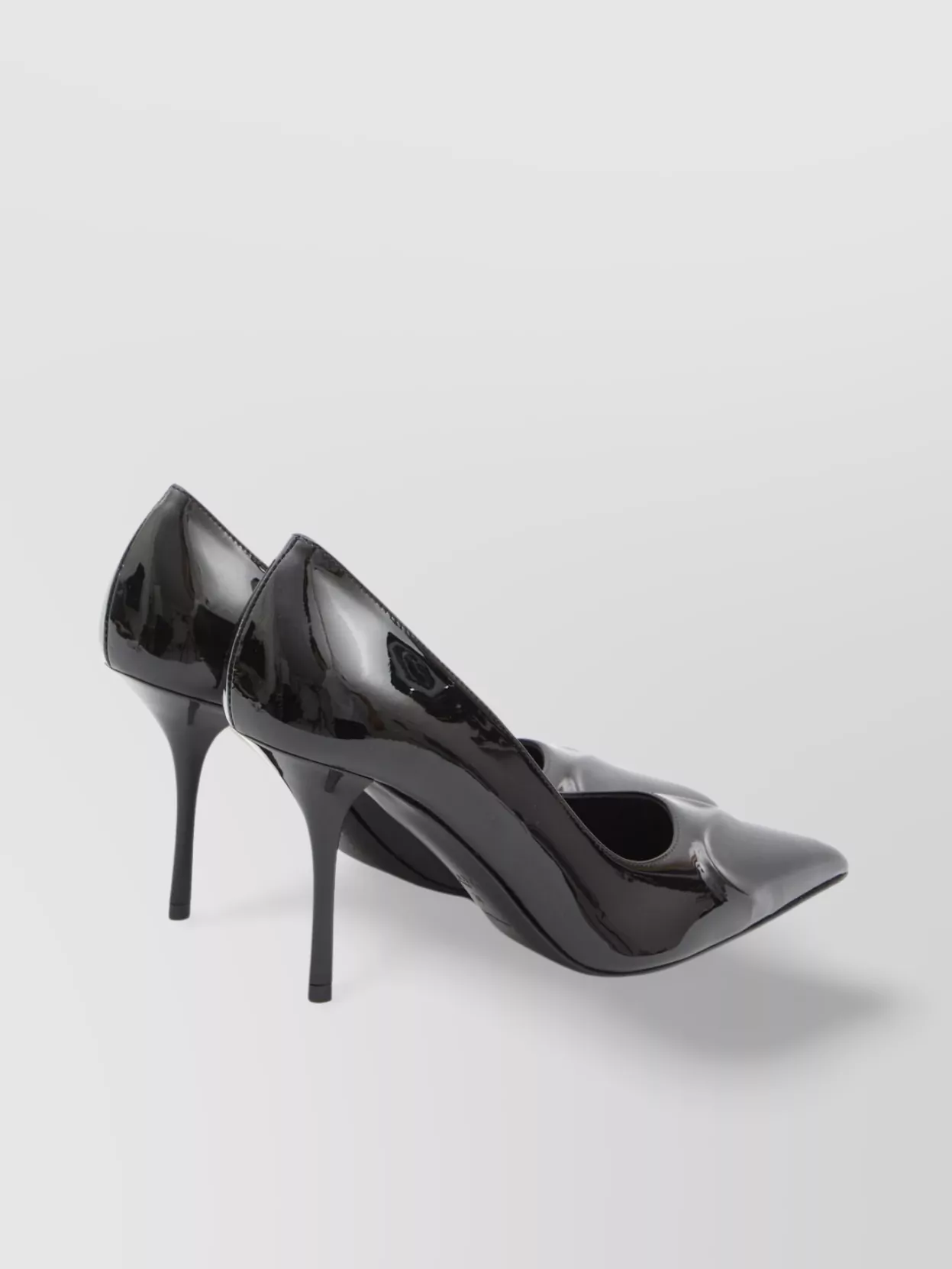 Alaïa Patent Leather Heart Cut Pumps In Black