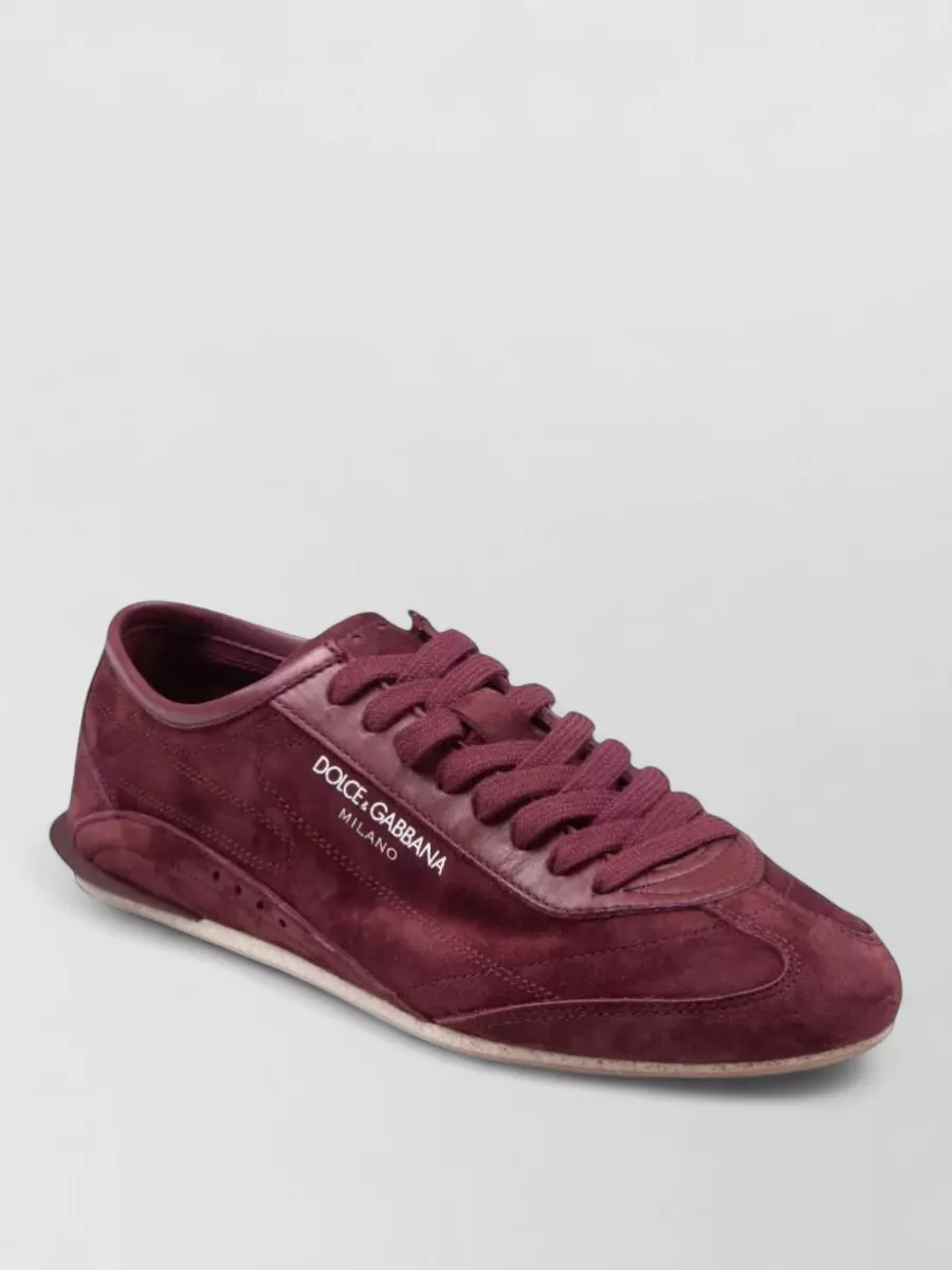 Dolce&Gabbana leather low-top sneakers