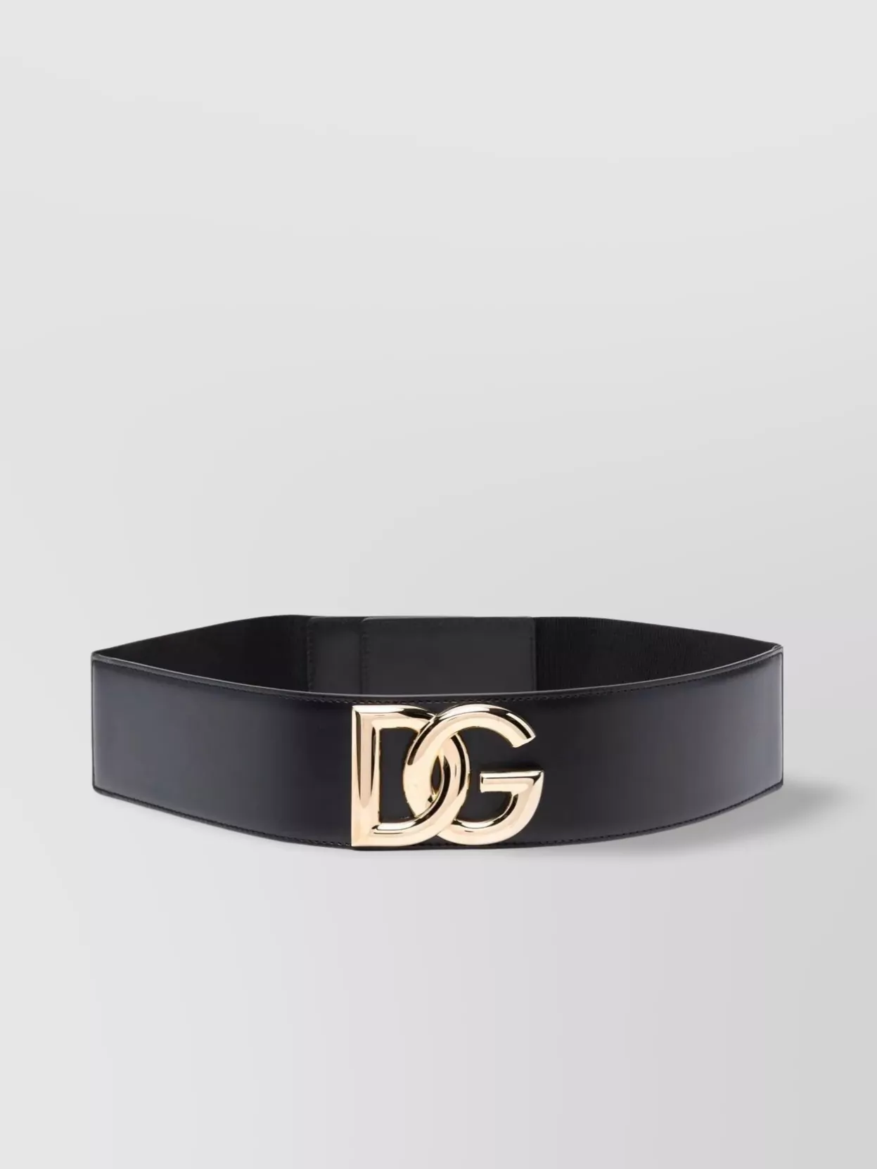 Shop Dolce & Gabbana 60mm Wide Adjustable Belt With Logo Buckle In Black