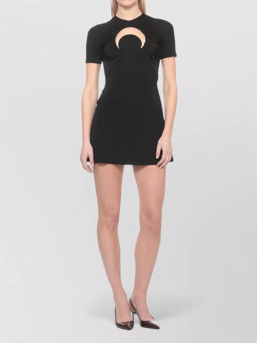 Marine Serre Cutout Mini Dress