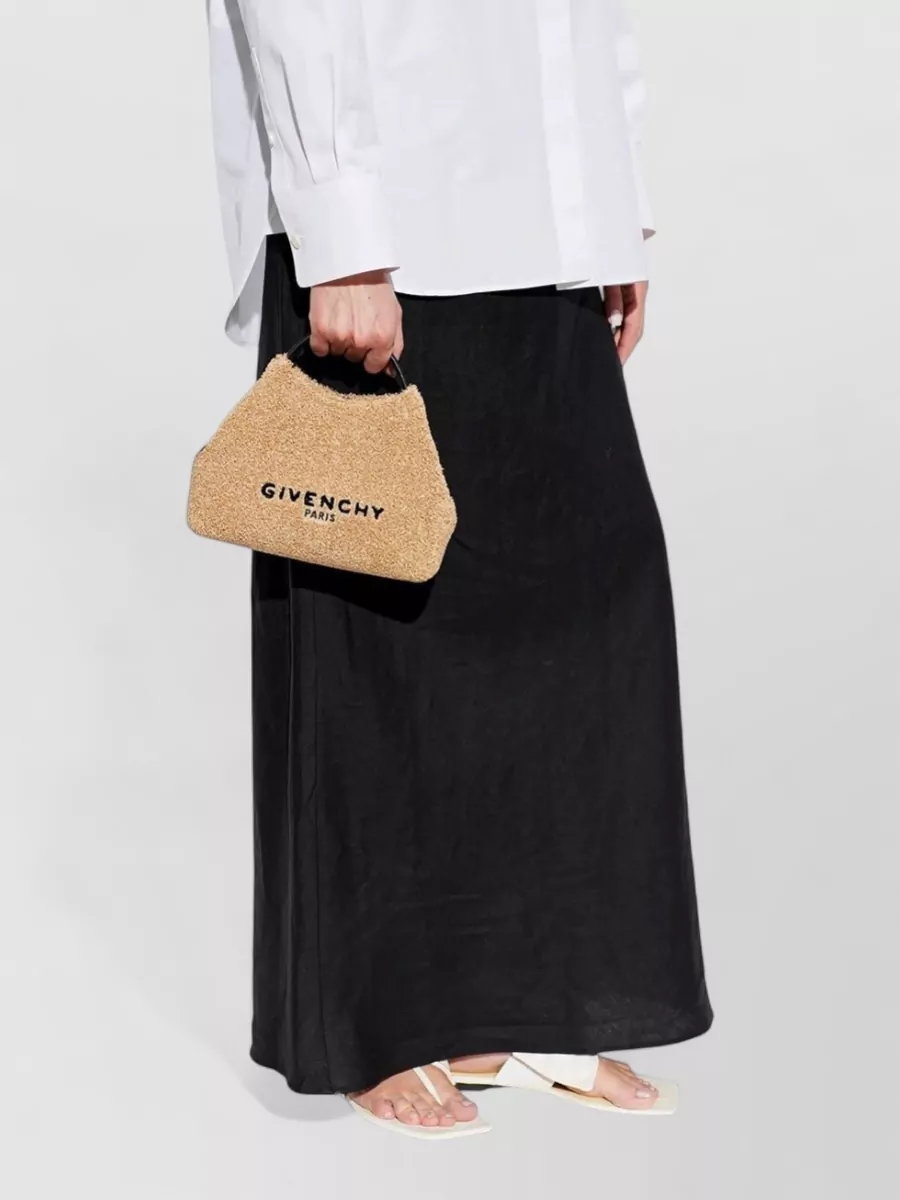 Givenchy Facet Nano Raffia Tote Bag