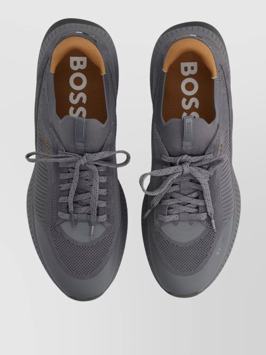 Boss Modern Mesh Sneakers Rubber Sole