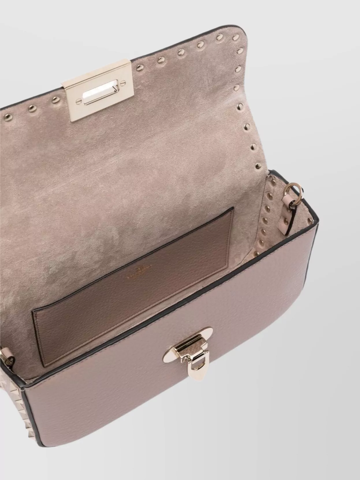 Valentino Garavani Crossbody Rockstud Bag Pebbled Texture