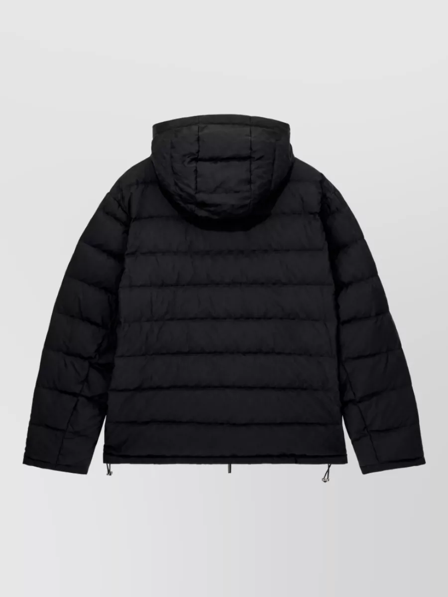 Emporio Armani Quilted Hooded Down Puffer Jacket