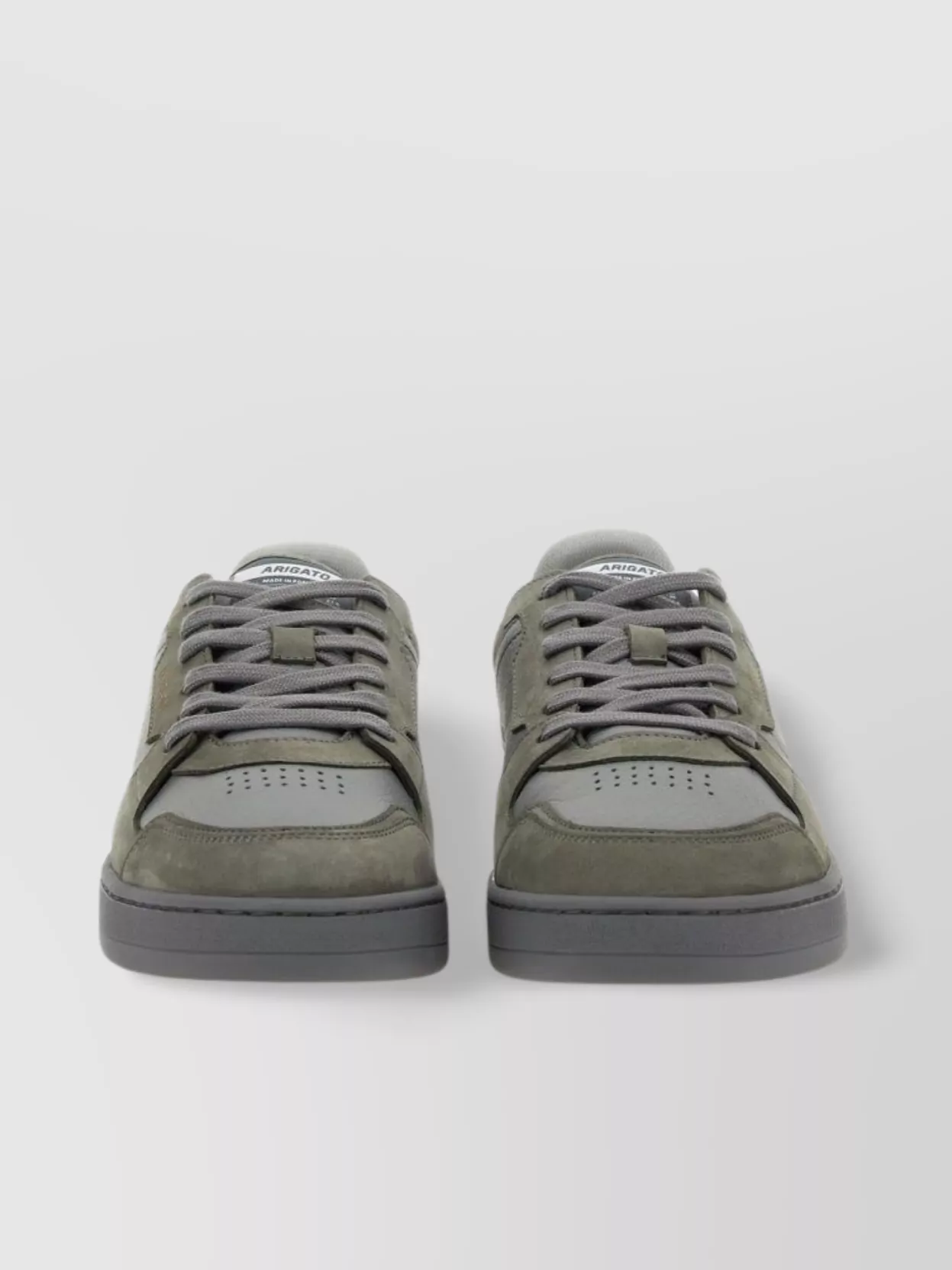 Axel Arigato Perforated Round Toe Rubber Sole Sneaker
