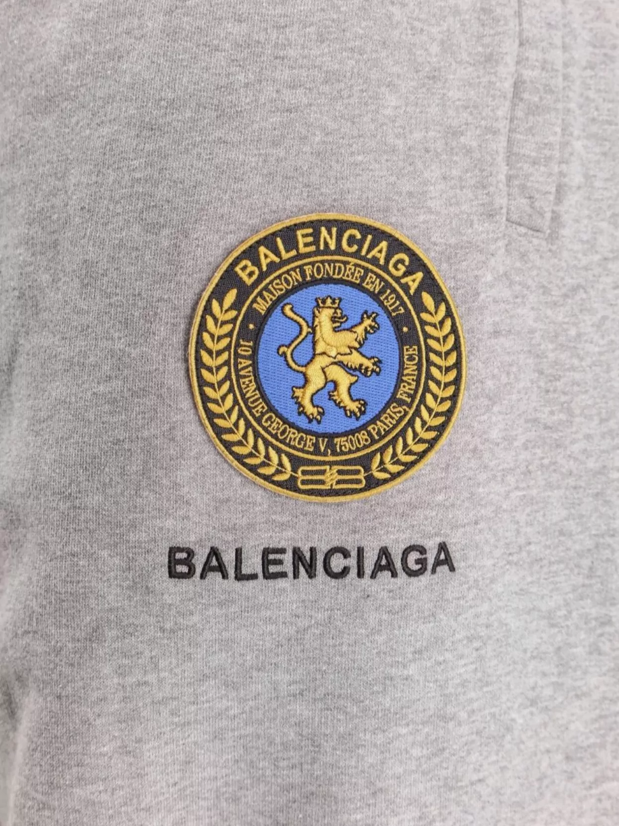 Balenciaga Wide Leg Cotton Jogging Trousers