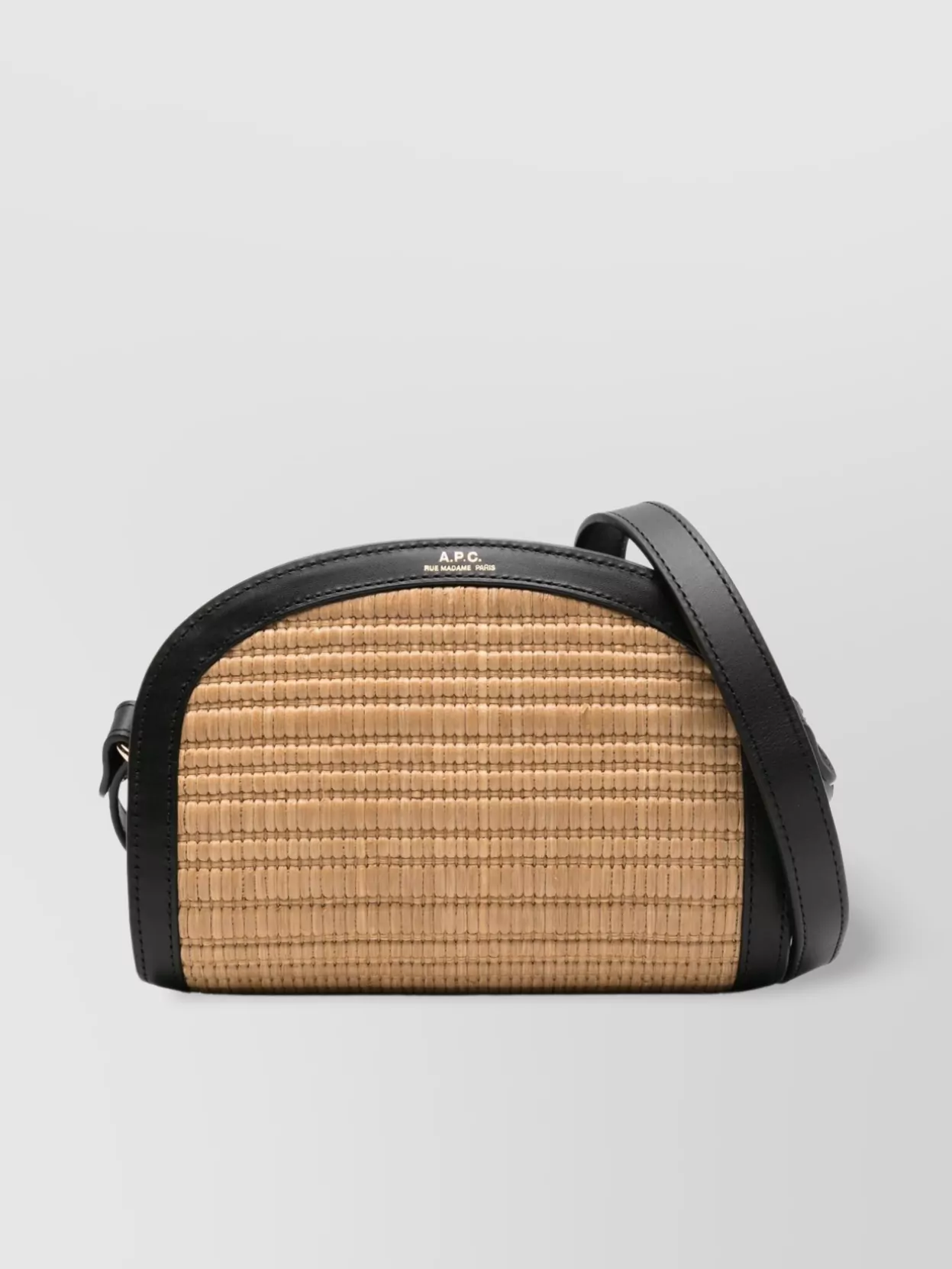 Shop Apc Mini Crescent Shoulder Bag With Adjustable Strap