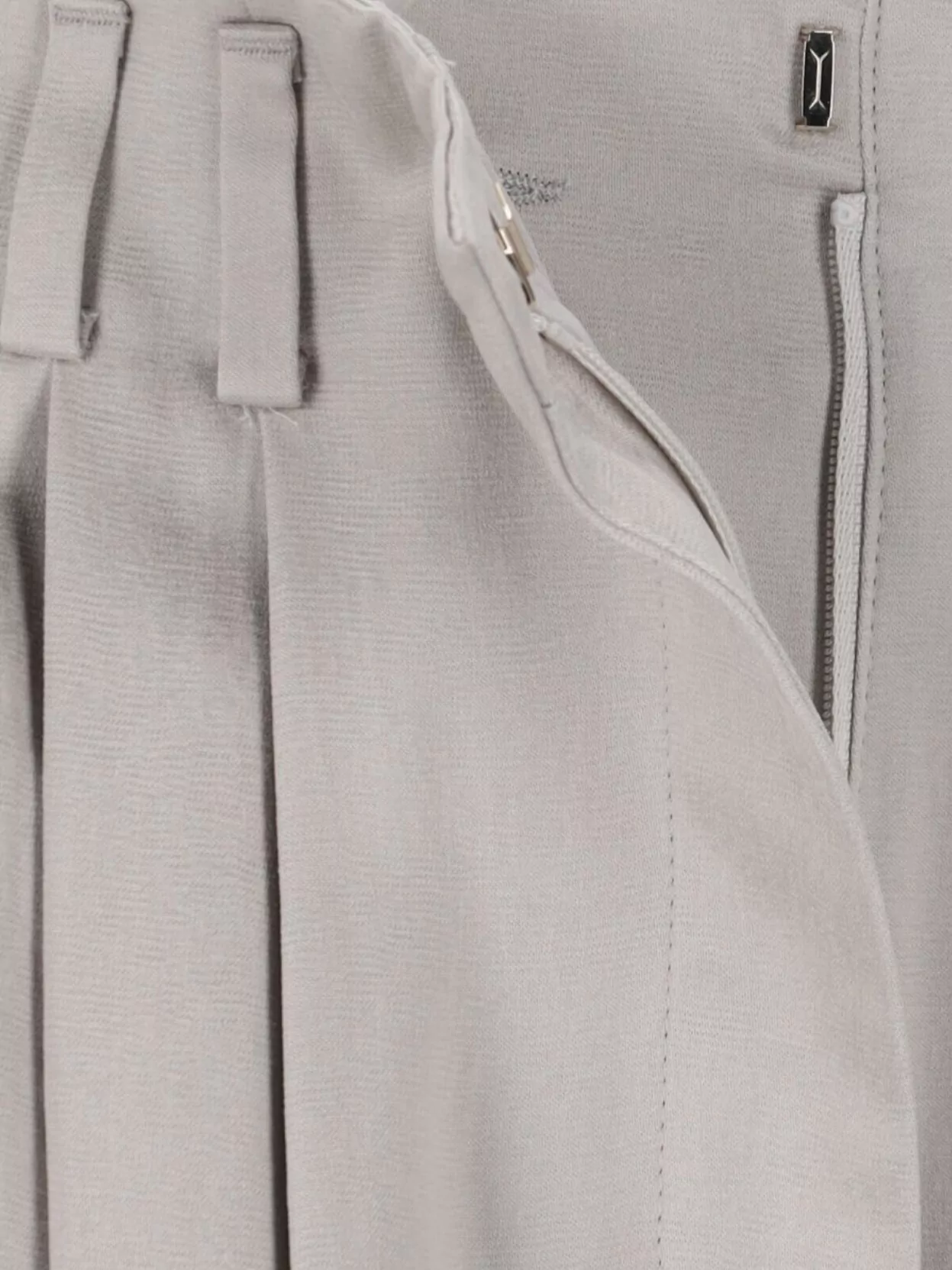 Giorgio Armani Wide Leg Pleated Trousers With Belt Loops