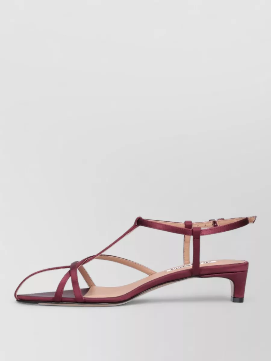 Jil Sander Leather Cage Sandals