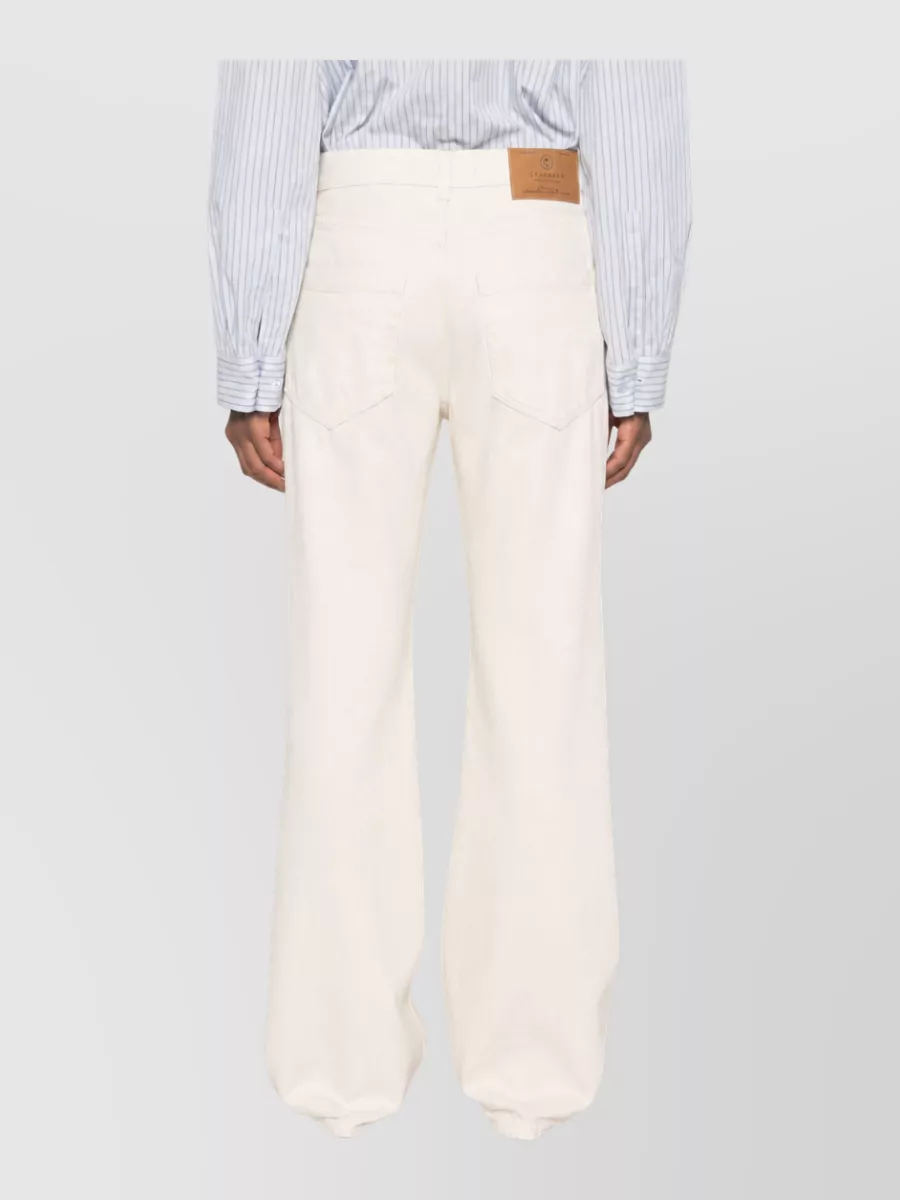 Seafarer Silk Denim Straight-Leg Jeans