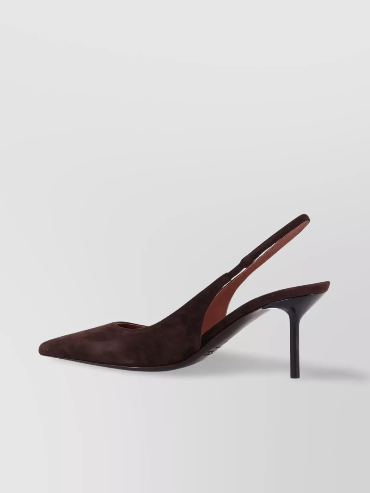 Paris Texas Lidia Suede Slingback Stiletto Heel