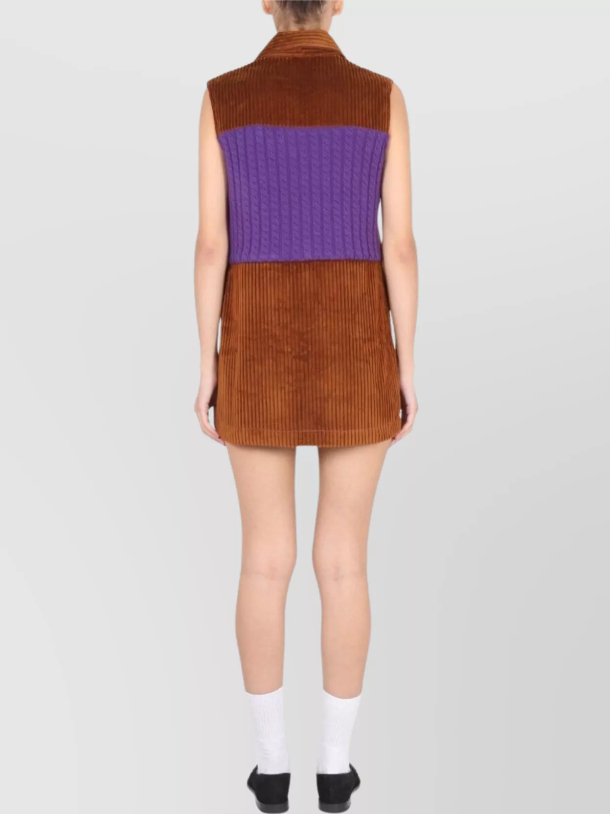 Shop Cormio Ribbed Texture Dress Front Pockets