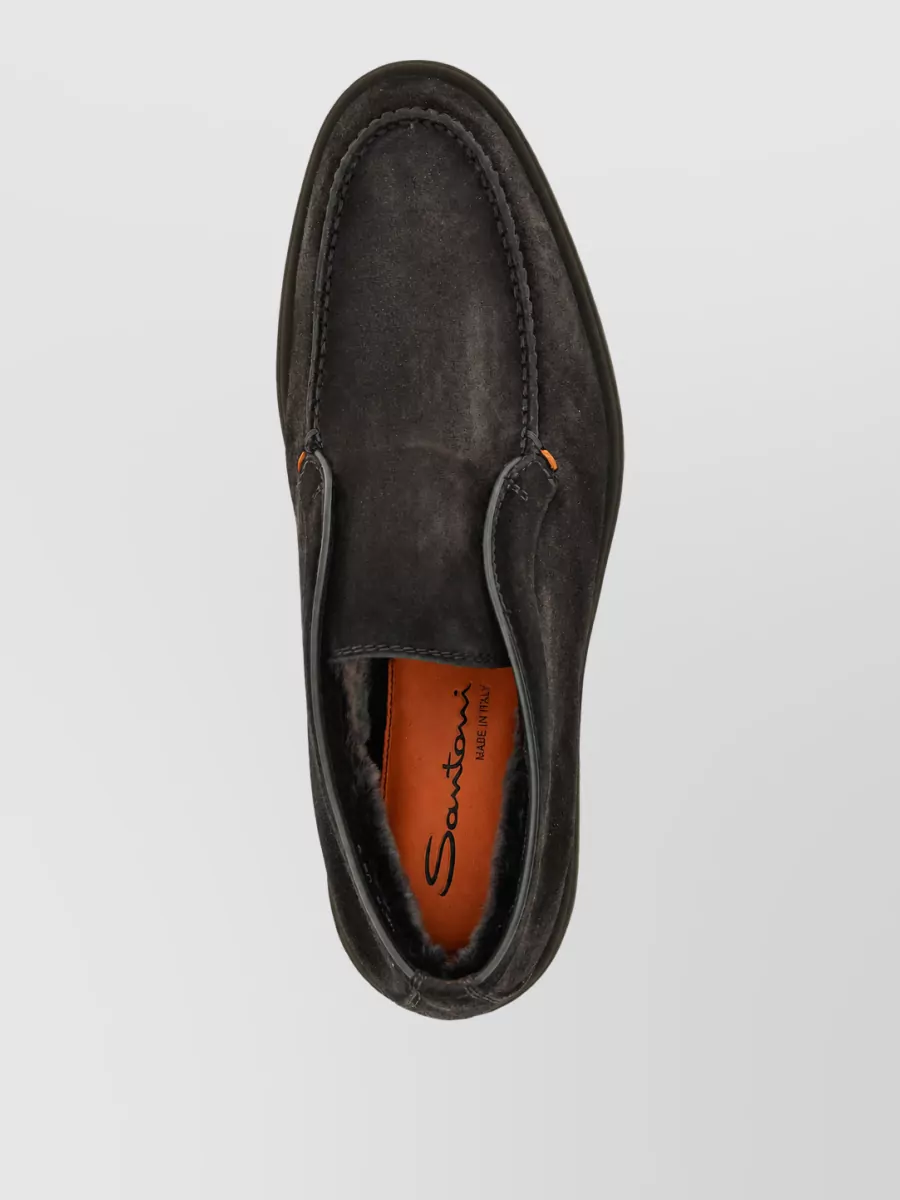 Santoni Leather Loafers