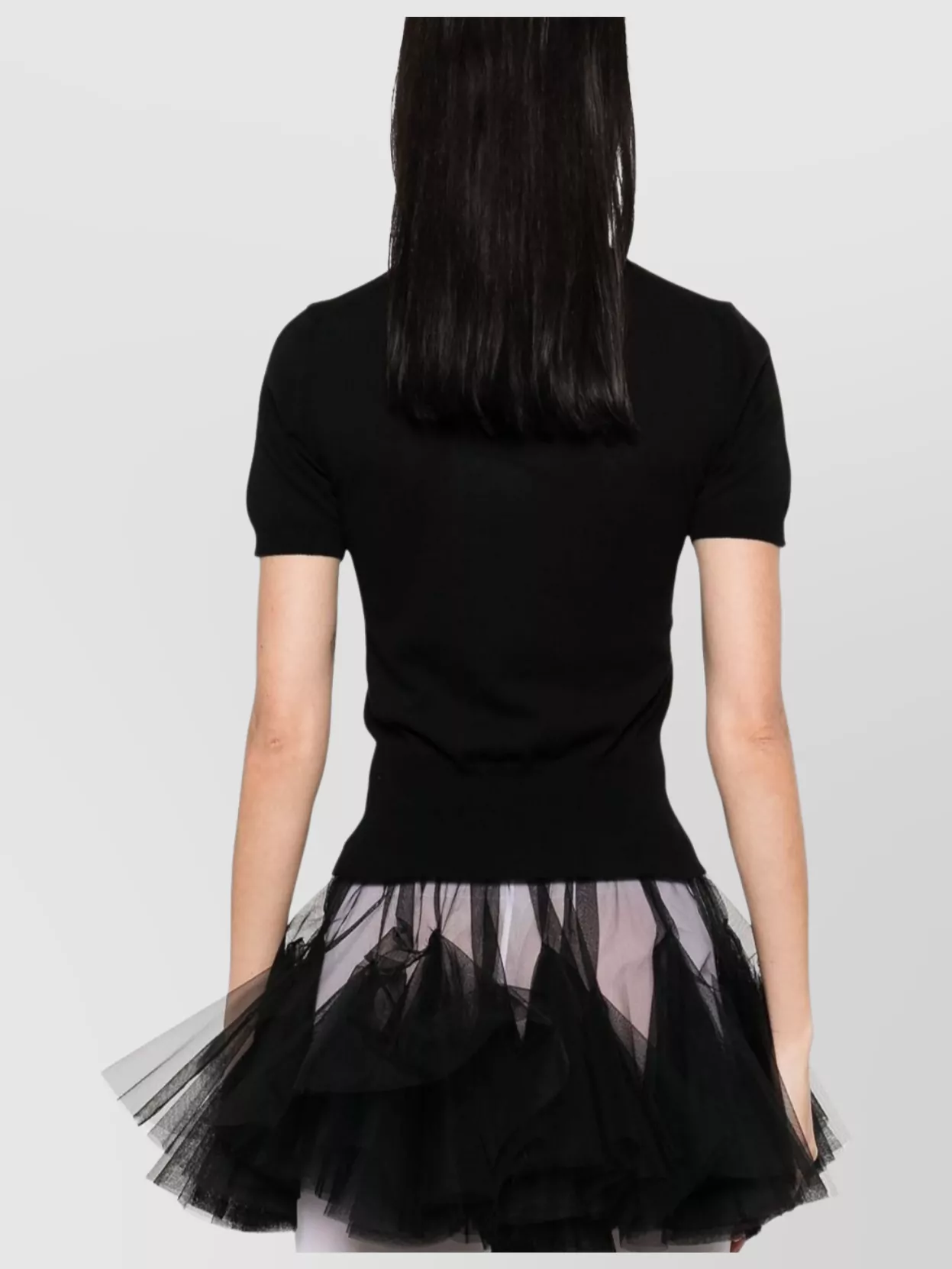 Vivienne Westwood Crew Neck Short Sleeves Top With Ribbed Cuffs