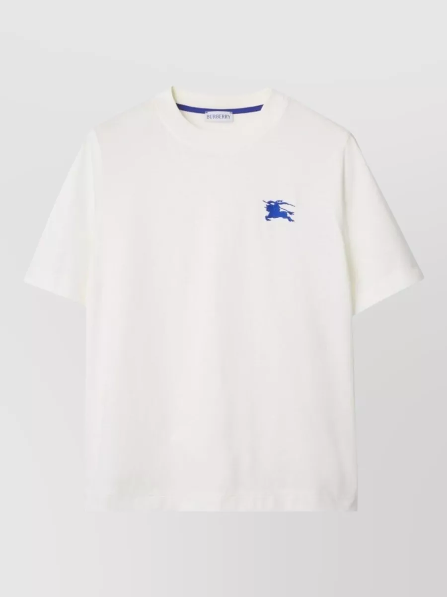 Burberry equestrian knight-detail cotton t-shirt